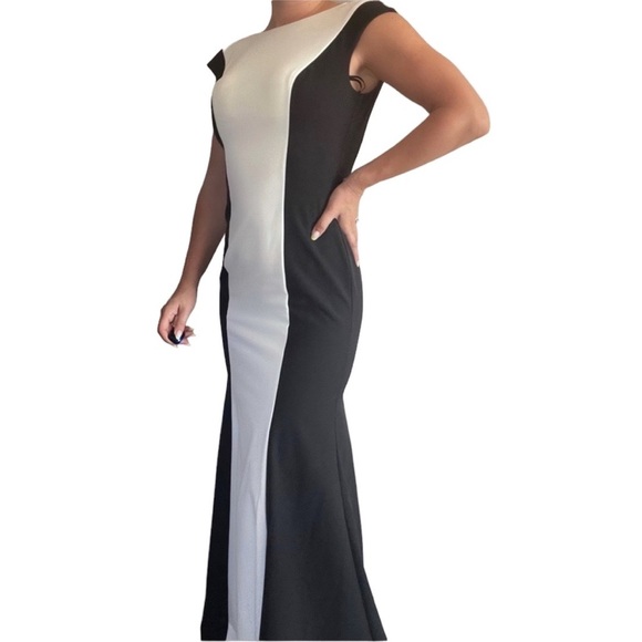 Jovani Evening Gown Black/White - Picture 4 of 4